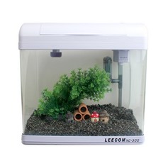 LEECOM XC300 森林裝飾魚缸套組, 白色