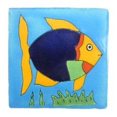 마리아카 물고기 그림타일 L, 혼합 색상, 1개