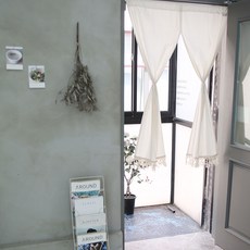 Lovincottage 流蘇 民族風 門簾, 象牙白