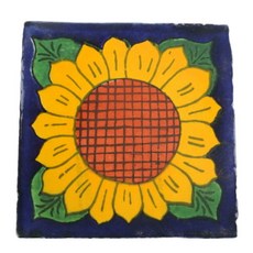 마리아카 해바라기 그림타일 L, 혼합 색상, 1개