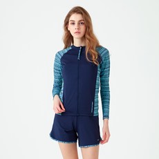 아놀드파마 여성용 집업 나그랑 래쉬가드 4p 세트 APL-R202N