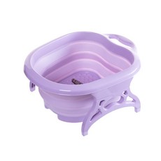 摺疊足浴盆 紫色, 1個
