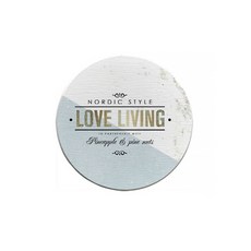 DM 알럽홈 대리석 규조토 패턴 코스터, 러브리빙Y14, 1개