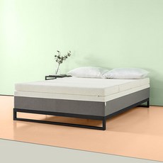 지누스 스마트텍 얼티마 4단 메모리폼 토퍼, 혼합 색상, 10cm