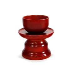 Happy House Shin Ash 木酒杯套組, 1套, 酒杯+碟子