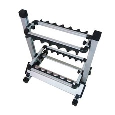 AMSAN 伊芙 釣竿架 12孔, 黑色