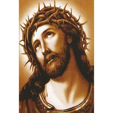 ZEZENEW 珠寶十字繡 DIY 只有耶穌 B1116, 混色, 1套