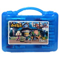 글로벌라이센싱 스낵월드 크레파스, 36색