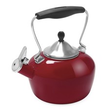 [쿠팡수입] 찬탈 에나멜 온 스틸 캐서린 찻주전자, Apple Red, 1.7L, 1개