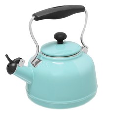 [쿠팡수입] 찬탈 에나멜 온 스틸 빈티지 찻주전자, Aqua, 1.6L, 1개