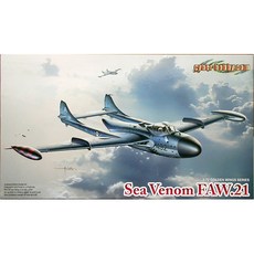 DRAGON 1:72 Venom FAW.21 英軍戰鬥機所需總裝塗裝 塑料模型5096, 1個