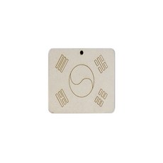 Dongsung Jigongsa木質小飾品珠子 529個 8*6cm 100個, 混色, 1套