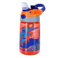 콘티고 오토씰 기즈모 플맆 유아용 물통, 텐저린 수퍼히로, 414ml, 1개