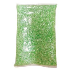 Fun Fun史萊姆亮片&彈簧彈簧組合史萊姆DIY材料甜甜圈 500g, 1個, 綠色