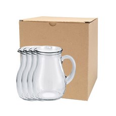 Borgonovo 玻璃水壺 4入, 單色, 250ml