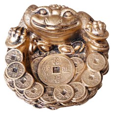 TP 裝飾三足蟾蜍煙灰缸, 混合顏色, 1個