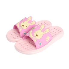 le sucre 兔子圖案浴室拖鞋 粉色, 1個