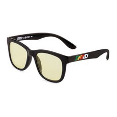 SNRD FL 에디션 라스타 패션선글라스, Black + Yellow Tint, 1개