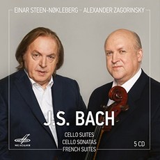 JOHANN SEBASTIAN BACH - CELLO SUITES SONATAS FRENCH SUITES/ ALEXANDER ZAGORINSKY EINAR STEEN-NOKLEBERG 러시아수입반, 1CD