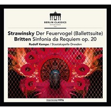 IGOR STRAVINSKY/BENJAMIN BRITTEN - THE FIREBIRD SUITE & SINFONIA DA REQUIEM/RUDOLF KEMPE 독일수입반, 1CD