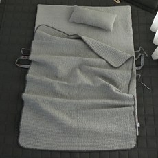 兒童水洗棉質睡毯組, 灰色