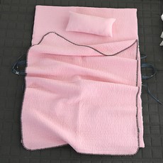 Little Star兒童可拆式棉質午睡被套, 粉色