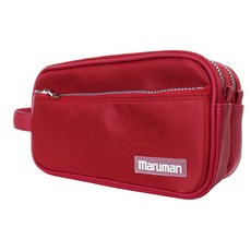 maruman 雙拉鍊化妝包+硬殼, 葡萄酒