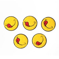 時尚亮點迷你刺繡布貼 蜂蜜甜甜 51*51mm, 混色, 5件