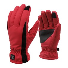 Grand Slam切口薄羽絨手套, 紅色的