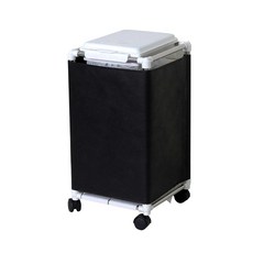 Sense 2030 基於體積的有蓋矩形垃圾桶 20L, 白色的, 1個