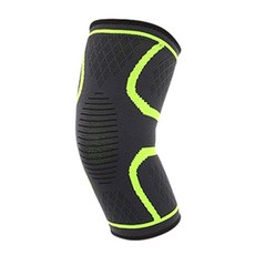 라온텐 미끄럼방지 무릎보호대 형광그린, 1개