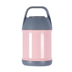 하우즈메이드 모노 핸들보온 죽통, 핑크, 450ml, 1개