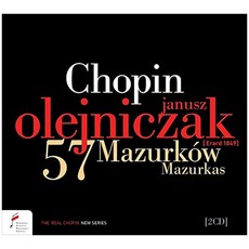 FREDERIC CHOPIN - 57 MAZURKAS/ JANUSZ OLEJNICZAK 쇼팽:57곡의 마주르카 - 야누시 올레이니차크 폴란드수입반, 1CD
