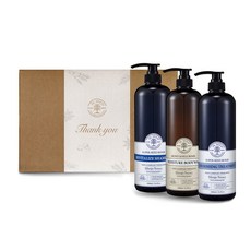 Dr.SEED Natural Theraphy洗髮精+護髮素+沐浴組 日落芒果香 1L, 1套