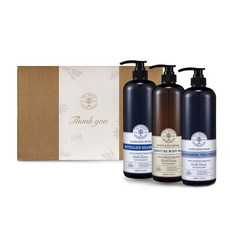 Dr.SEED Natural Theraphy洗髮精+護髮素+沐浴組 清新綠香 1L, 1套