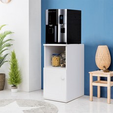 노아가구 국내 제조 다용도 주방수납장 티반 정수기 다이, 화이트