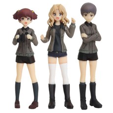 Pleats 1:35 雷霆大學附屬高中女生和裝甲人偶套組, 1套