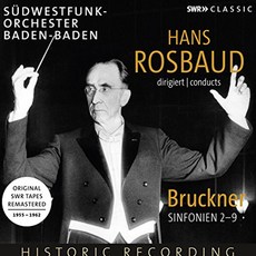 ANTON BRUCKNER - SYMPHONIES NOS.2-9 / HANS ROSBAUD 브루크너 : 교향곡 2-9번 - 한스 로즈바우트 독일수입반, 8CD