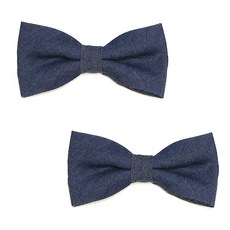 Shubebi素色領結 頸圈 2入