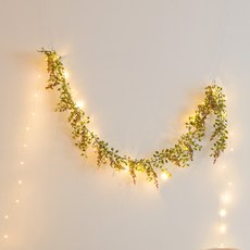 Artyparty 藤漿果花環 160cm 室內人造花絲花掛花環, 混色