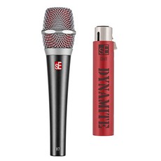sE Electronics V7 麥克風 + 內聯麥克風前置放大器 DM1, 麥克風（V7），放大器（DM1）
