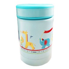 fisher-price 費雪 孩童不鏽鋼保溫飯盒, 藍色, 260毫升