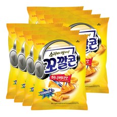 롯데 꼬깔콘 허니버터맛 과자, 72g, 8개