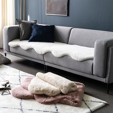 HANBIT 仿兔毛造型地毯沙發墊