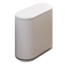 뮤엘 하이클래스 인테리어 휴지통 10L, 베이지, 1개