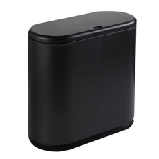 뮤엘 하이클래스 인테리어 휴지통 10L, 블랙, 1개