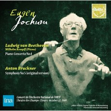 LUDWIG VAN BEETHOVEN/ ANTON BRUCKNER - PIANO CONCERTO NO.4 & SYMPHONY NO.5/ WILHELM KEMPFF EUGEN JOCHUM 일본수입반, 1CD