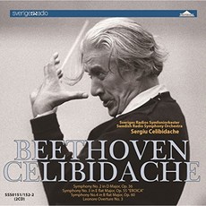 LUDWIG VAN BEETHOVEN - SYMPHONY NO2 3 4 / SERGIU CELIBIDACHE 베토벤 : 교향곡 2 - 4번 - 세르주 첼리비다케 일본수입반, 2CD