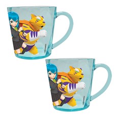 요괴메카드 국산 프리즘컵, 혼합 색상, 2개