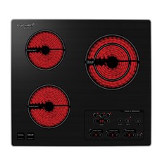 쿠첸 3구 하이라이트 전기레인지 HIC-HL3100DS+스탠드케이스, HIC-HL3100DS